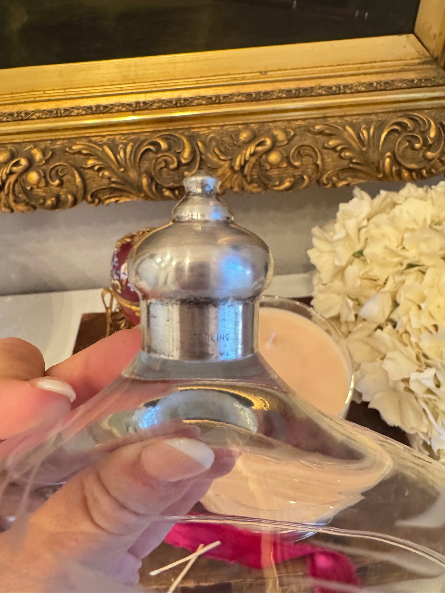 Sterling Silver Compote Candle