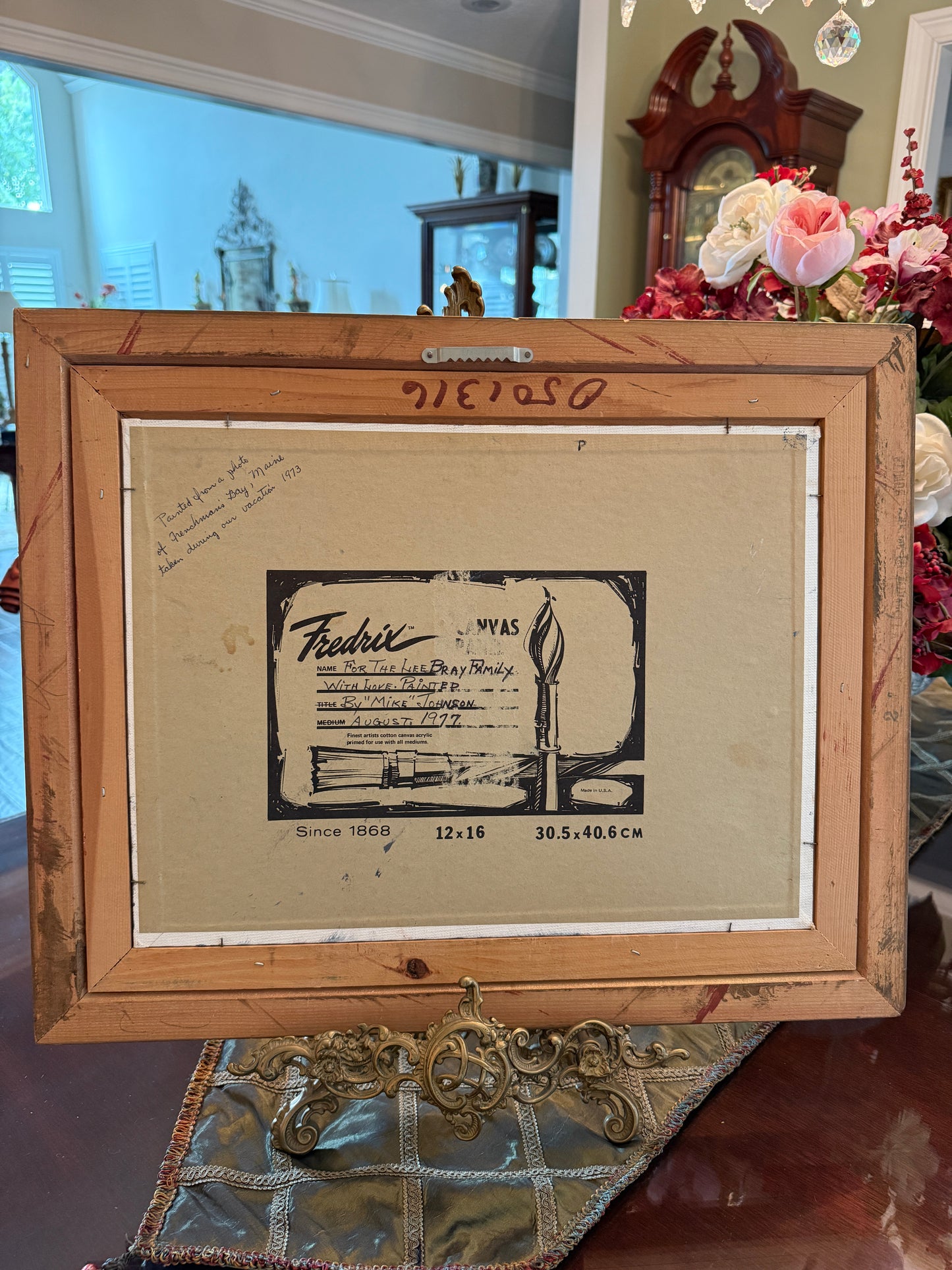 Signed painting of Frenchman’s Bay, Maine