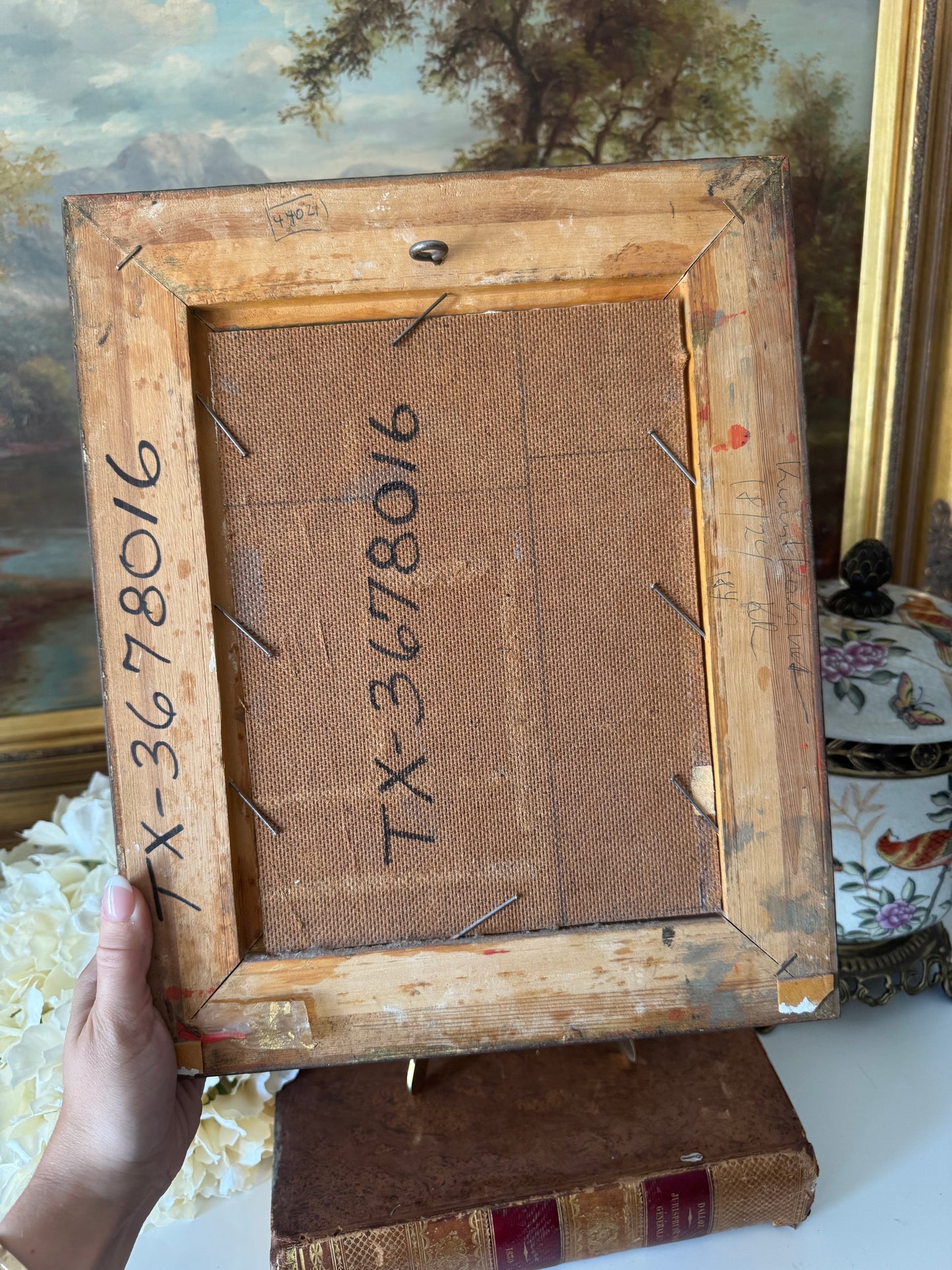 Vintage W. Kayser Oil on Board Ship Painting