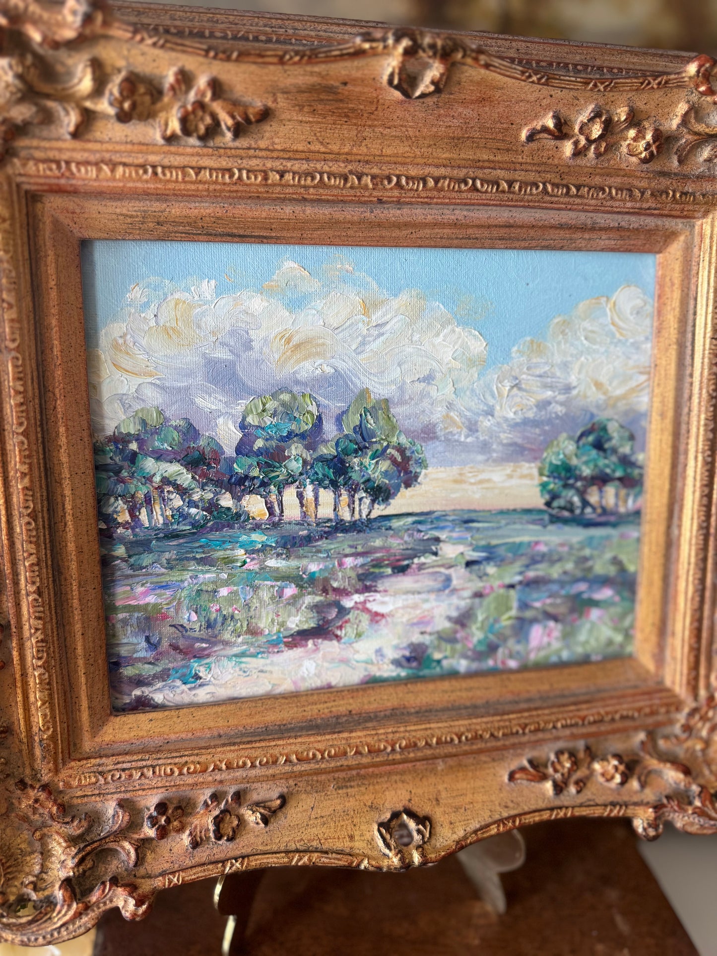 Beautiful Pastel Landscape Painting