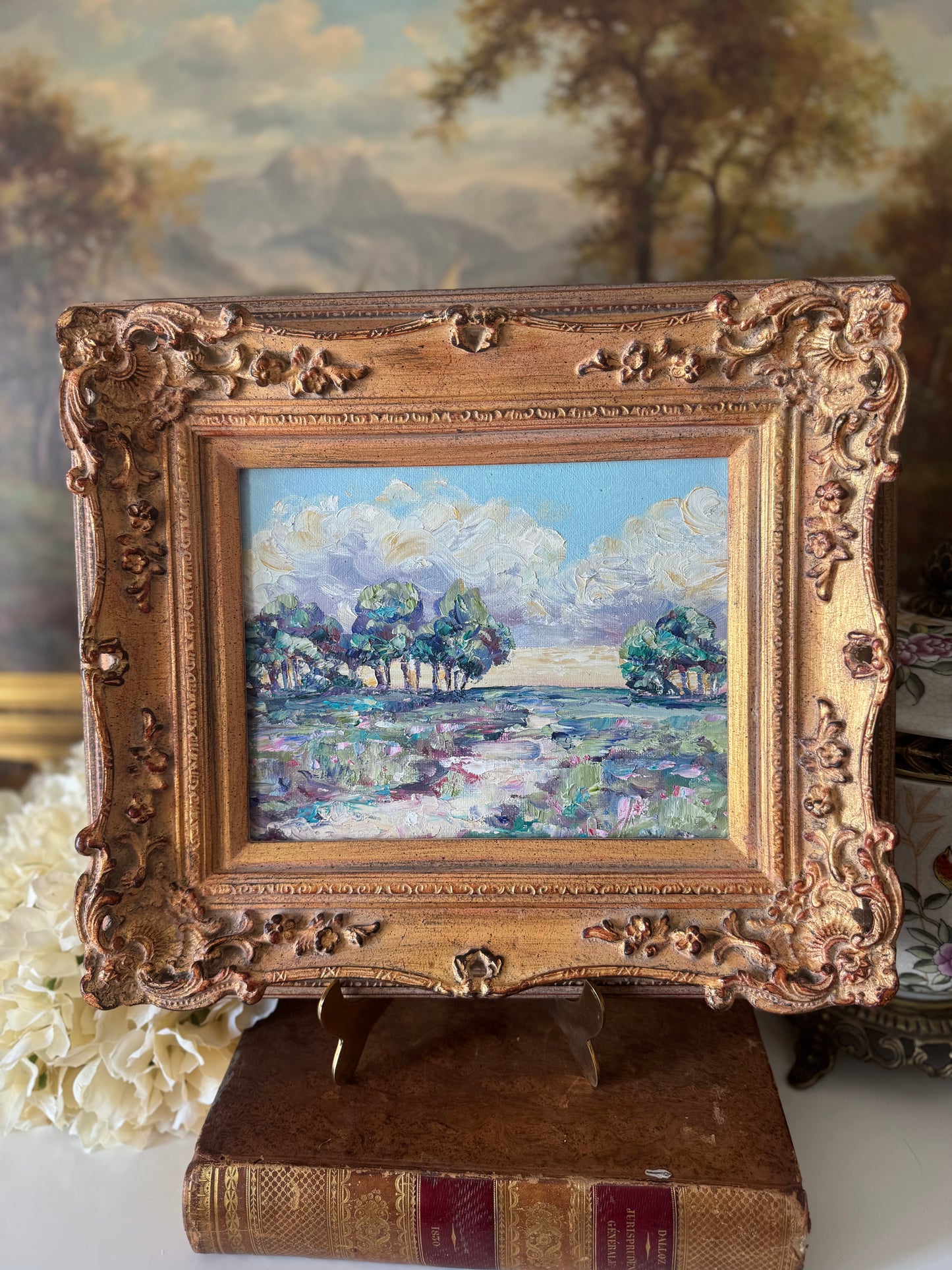 Beautiful Pastel Landscape Painting