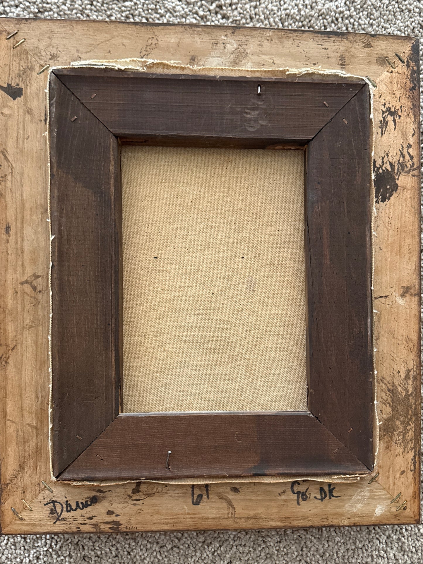 Original P. Gallinard Moody Floral Painting