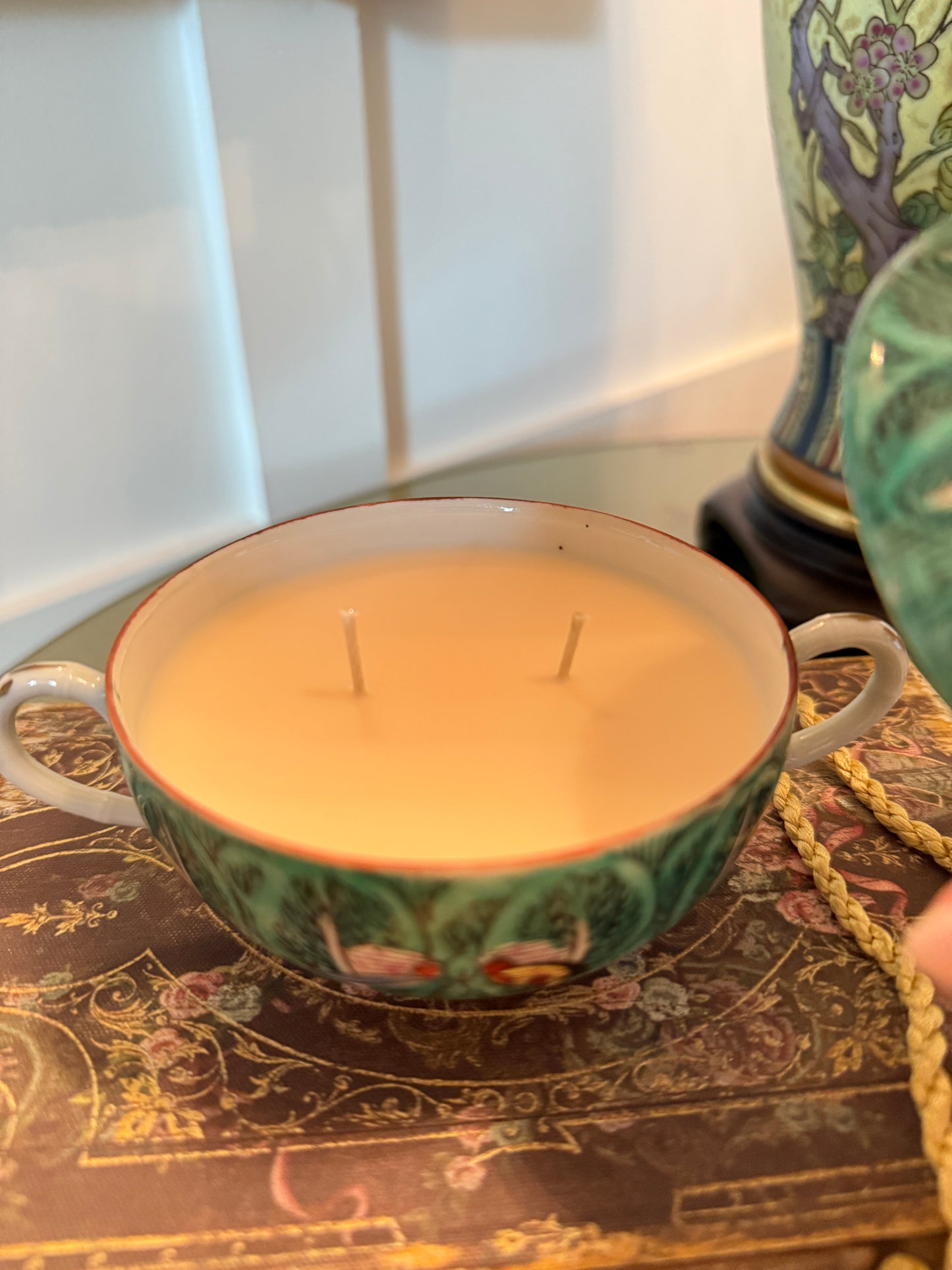 Bok Choy Soup Bowl Candle — Balsam, Eucalyptus & Berries