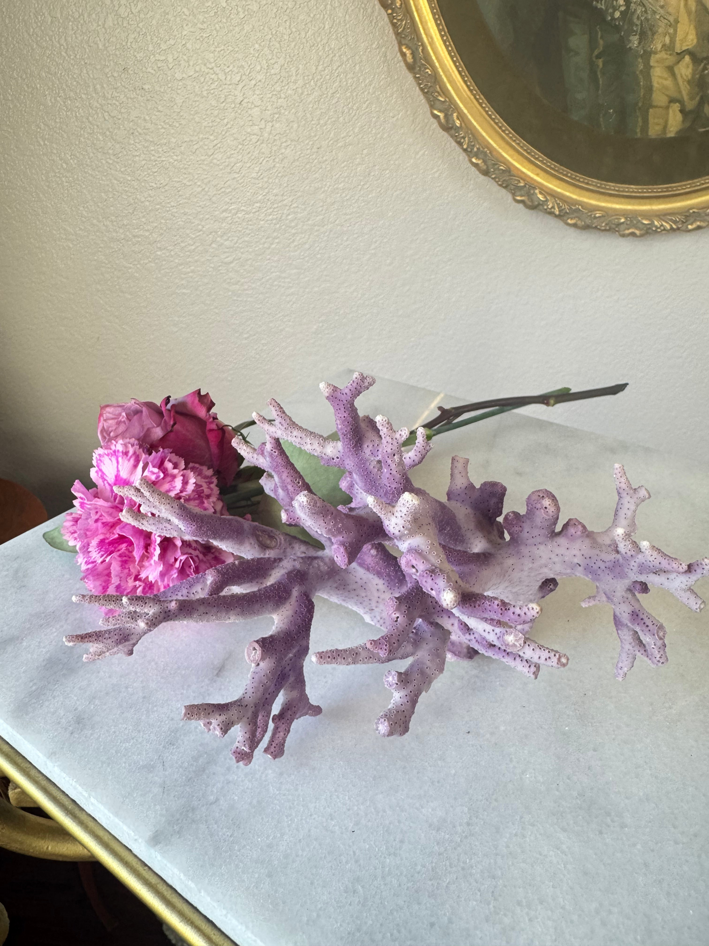 Large Natural Purple Coral