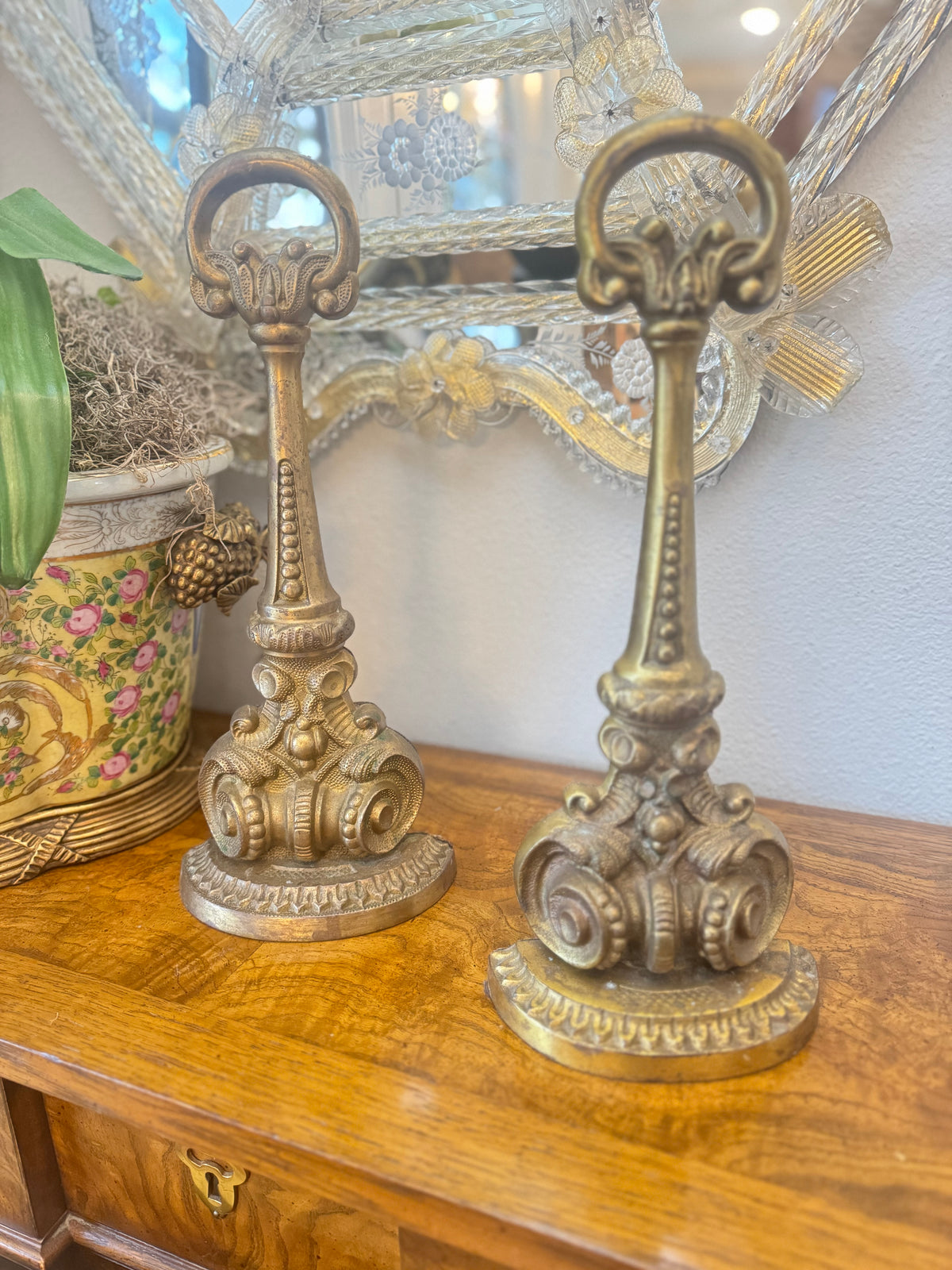 Ornate Brass Doorstops