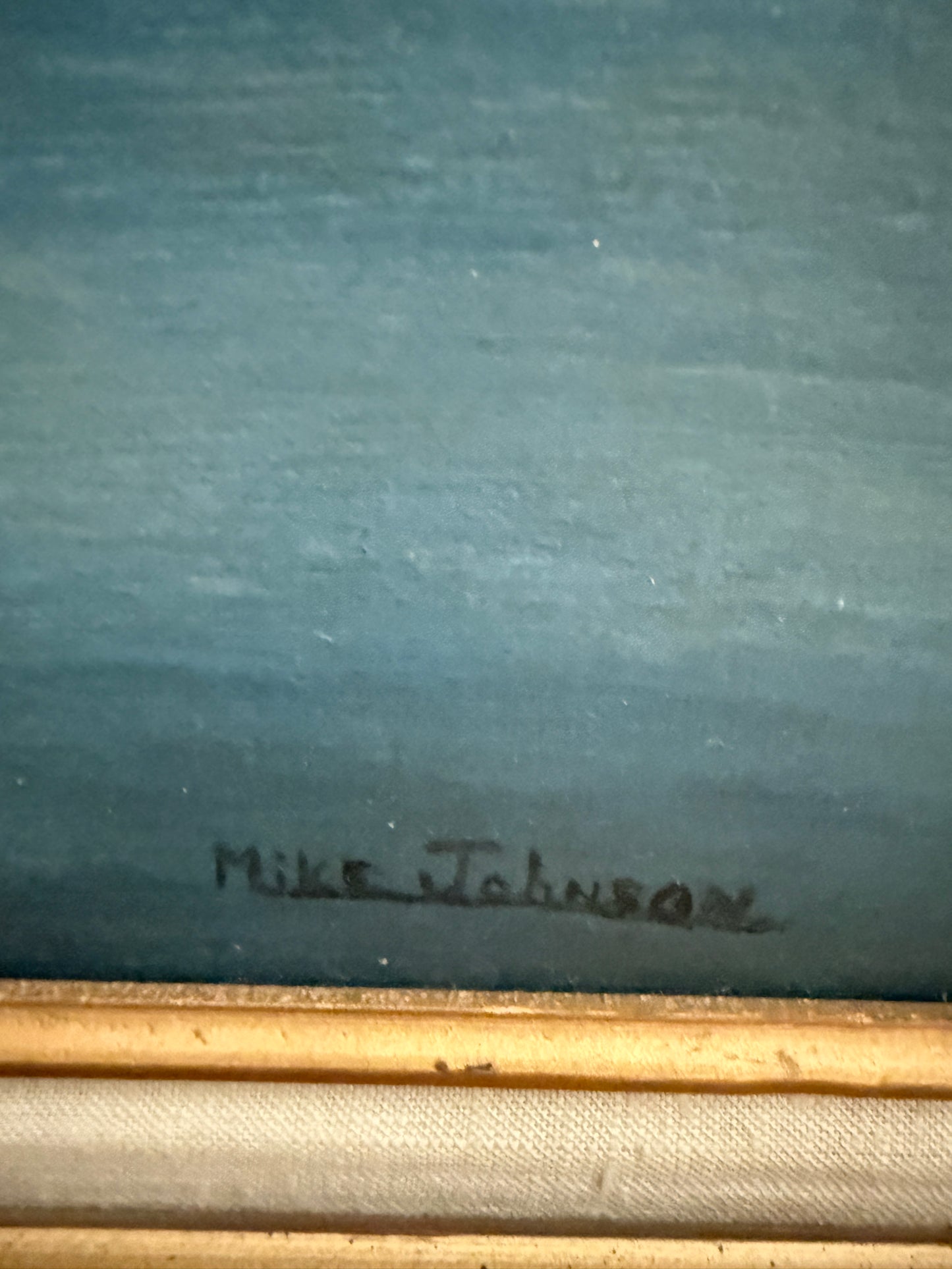 Signed painting of Frenchman’s Bay, Maine