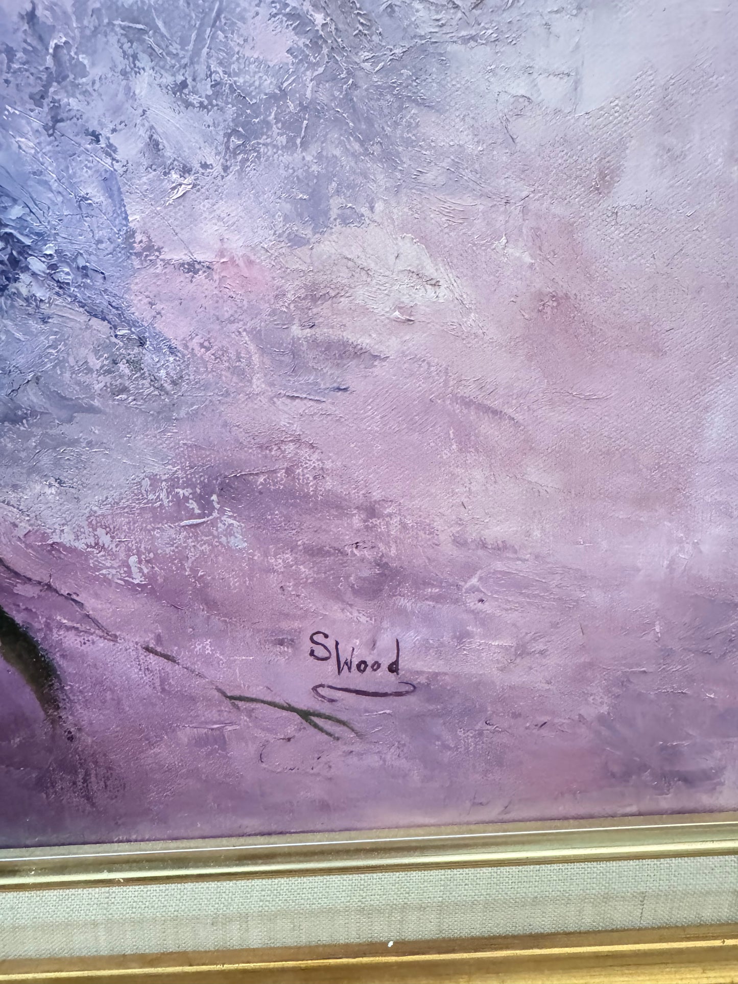 Beautiful Pink Floral Still Life Oil on Canvas