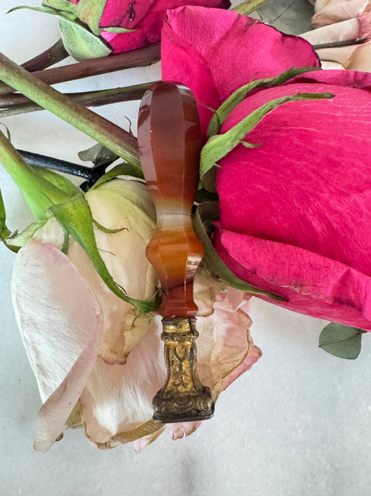 19th Century Carnelian Agate Wax Seal