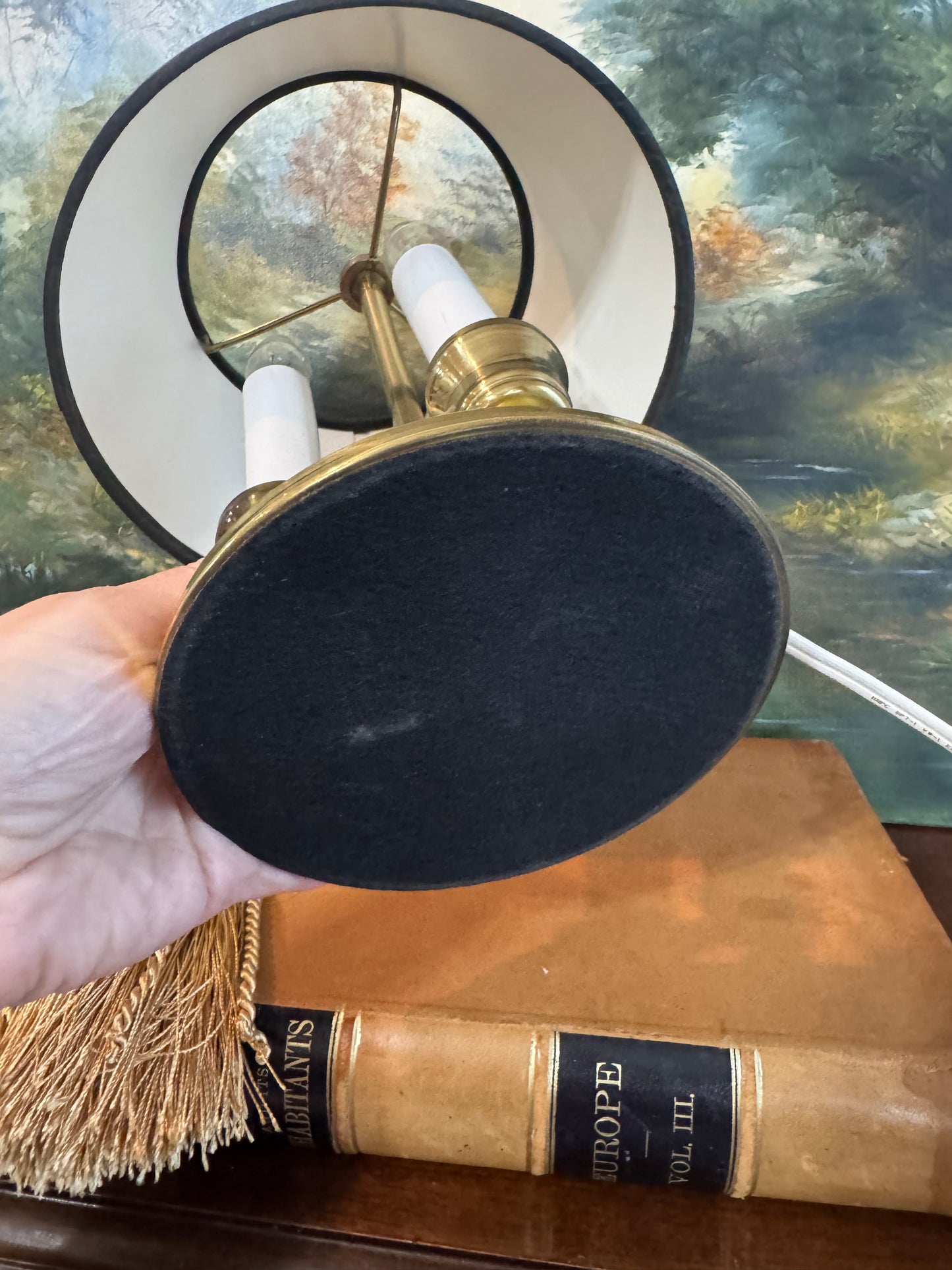 Mini Vintage Bouillotte Lamp