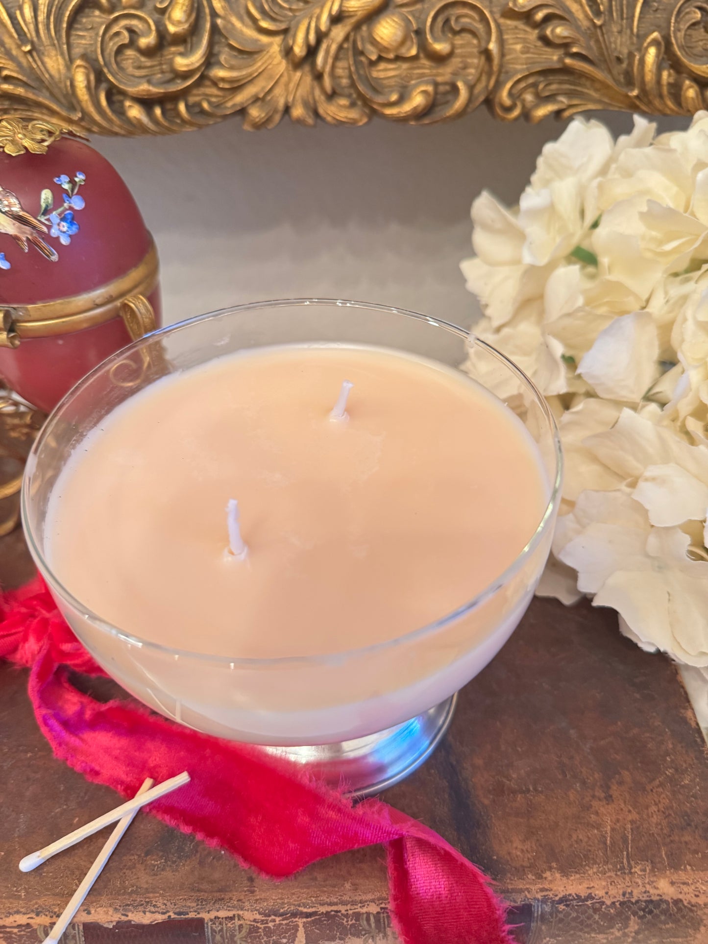 Sterling Silver Compote Candle