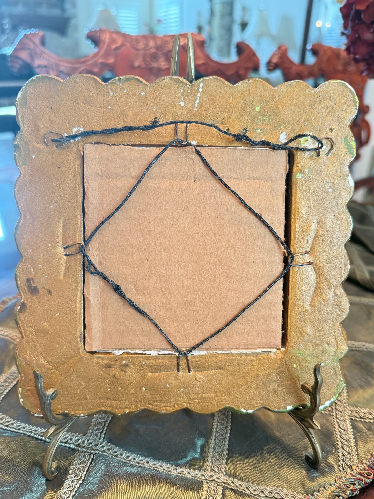 Signed hand painted porcelain