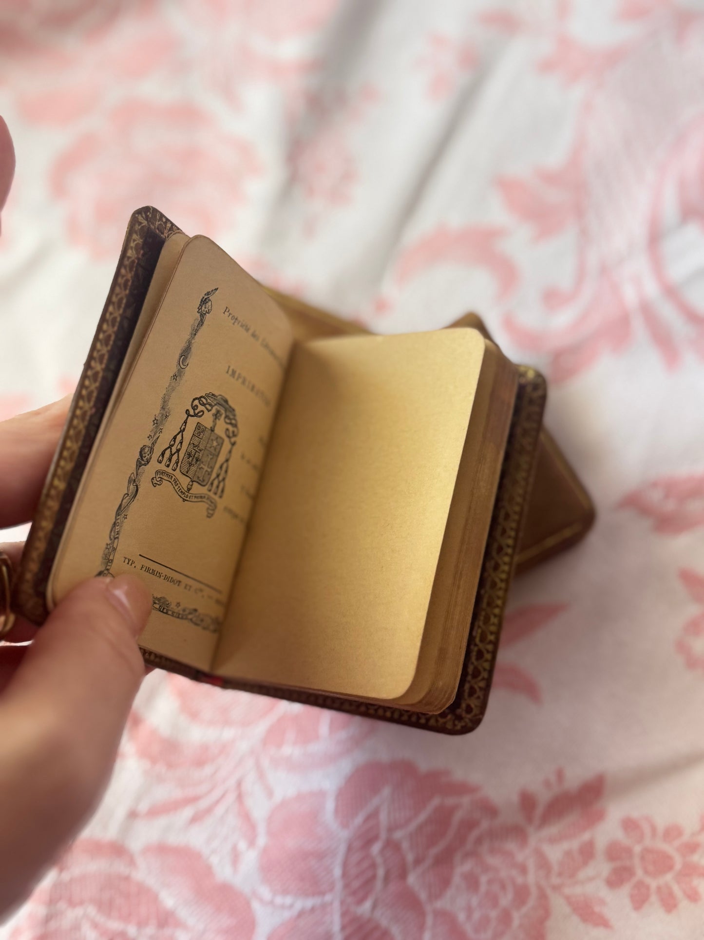 Antique French Devotional Mini Book Set