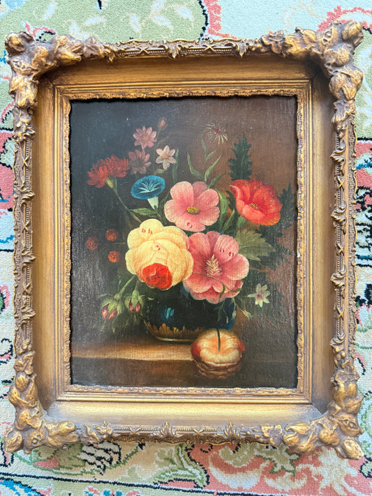 Original P. Gallinard Moody Floral Painting
