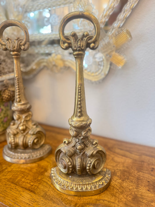 Ornate Brass Doorstops