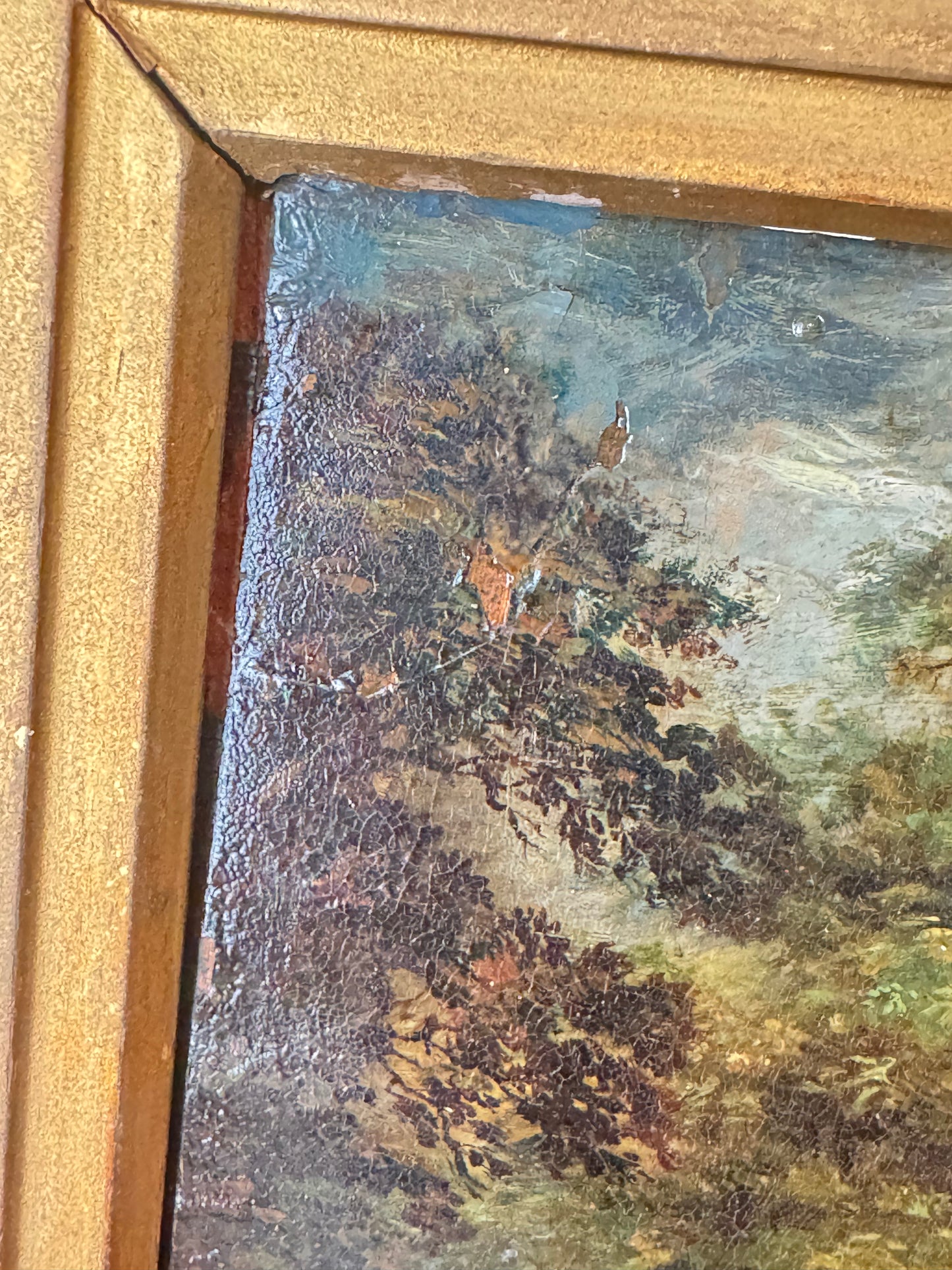 A Garden Fête Oil on Copper
