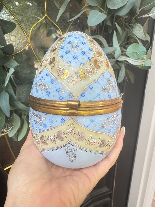 Antique French Opaline Casket