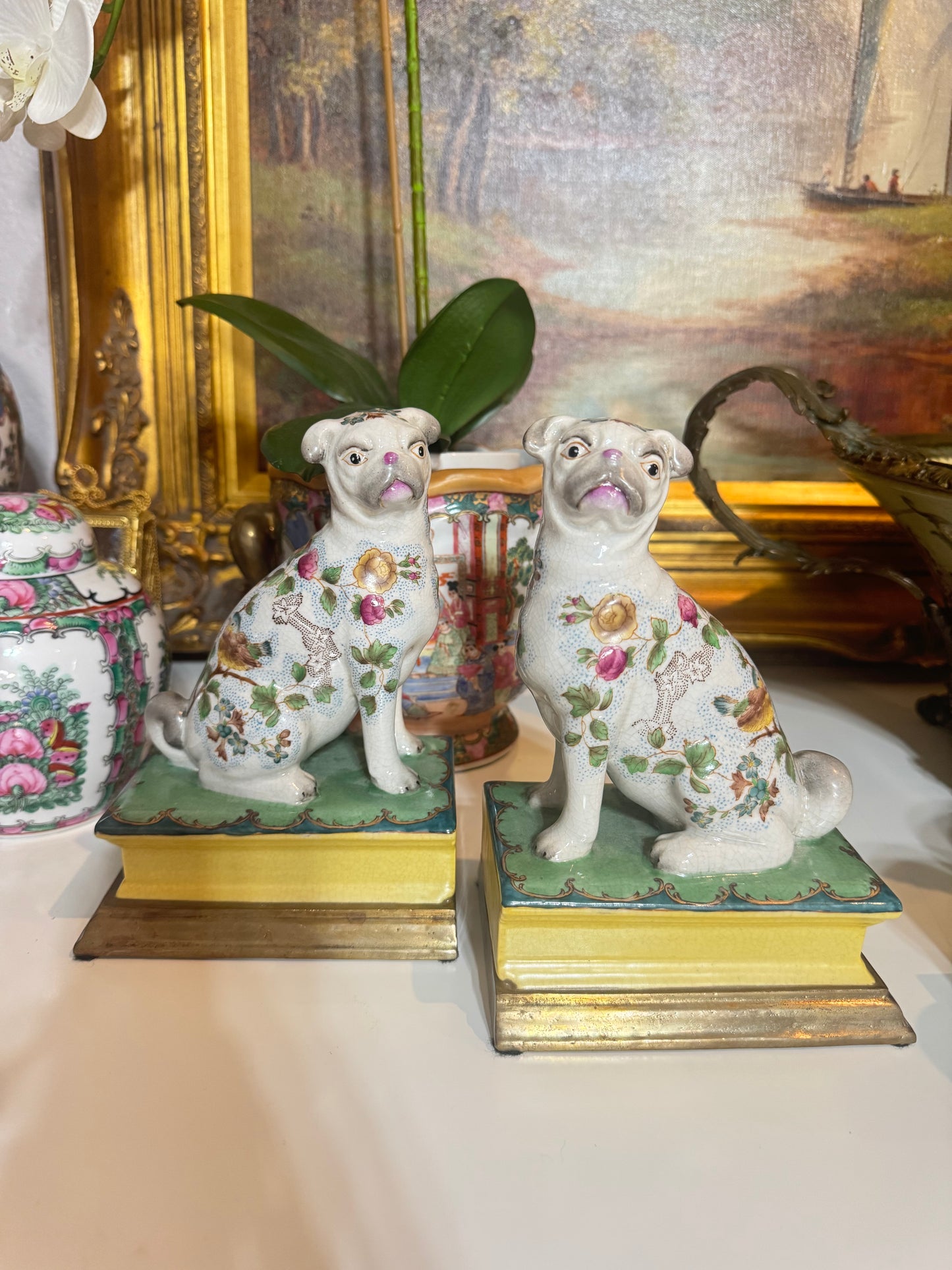 Pair of Mark Roberts Staffordshire Style Dogs