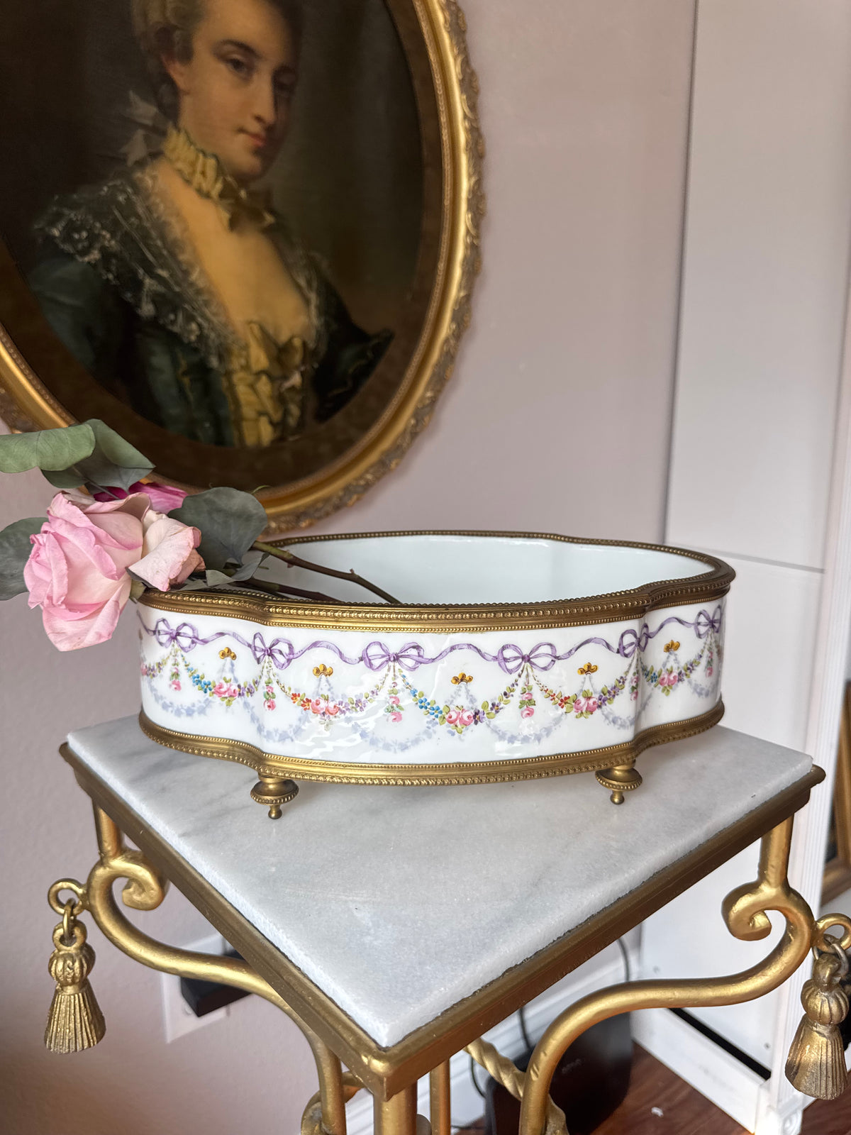 19th Century Sèvres Style Porcelain Jardinière