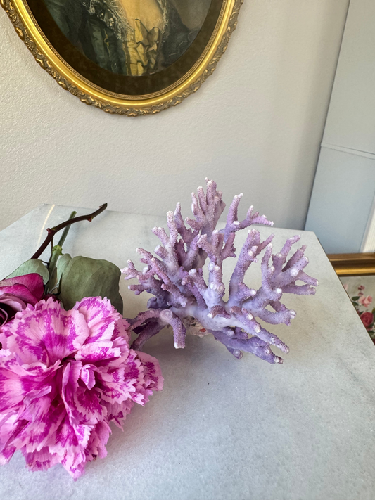 Small Natural Purple Coral