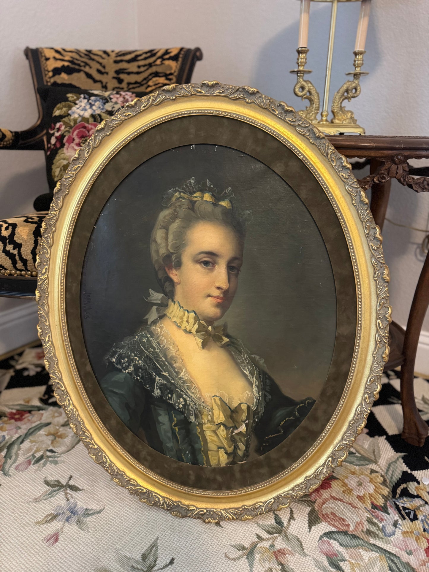 Mdm. Pompadour Portrait Painting
