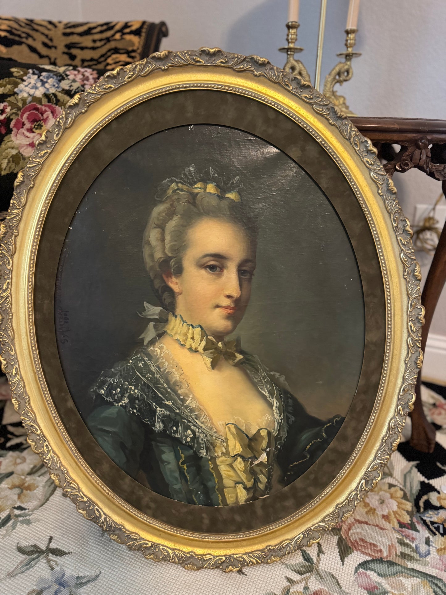 Mdm. Pompadour Portrait Painting